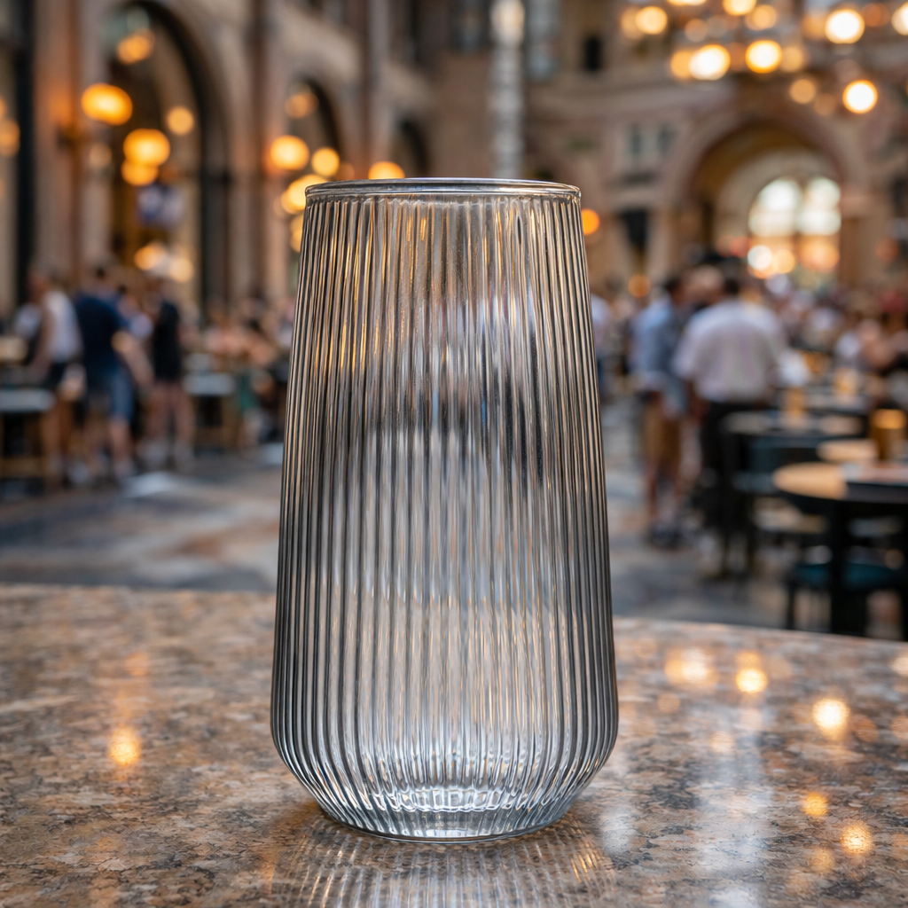 (500pcs) Wholesale Drop Cup Creative Glass Transparent Heat-Resistant Beverage Glass Juice Cup