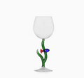 (200 pcs) Custom Hand Blown Glass Wine Glasses Stemmed Glass Drinking Cup Holiday Water Glasses