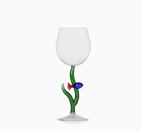 (200 pcs) Custom Hand Blown Glass Wine Glasses Stemmed Glass Drinking Cup Holiday Water Glasses