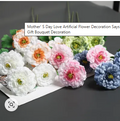 (100pcs)Mother’ S Day Love Artificial Flower Decoration Says Holiday Decor Office Decor Hotel Decor