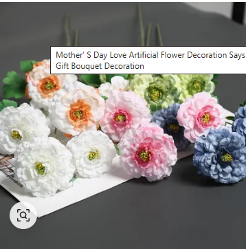 (100pcs)Mother’ S Day Love Artificial Flower Decoration Says Holiday Decor Office Decor Hotel Decor