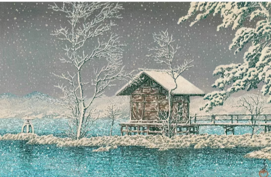 Stunning Snowy Night Metal Art for Modern Home Decor